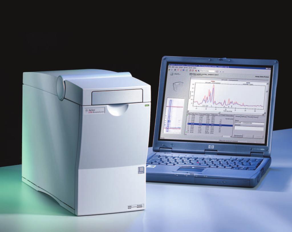 Compact, robust and simple to use For more information To learn more about the Agilent 2100 Bioanalyzer and additional food applications, go to: http://www.agilent.com/chem/labonachip http://www.
