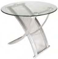 Table, Nickel & Glass