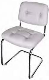 Chair, Grey Sled 24 L x