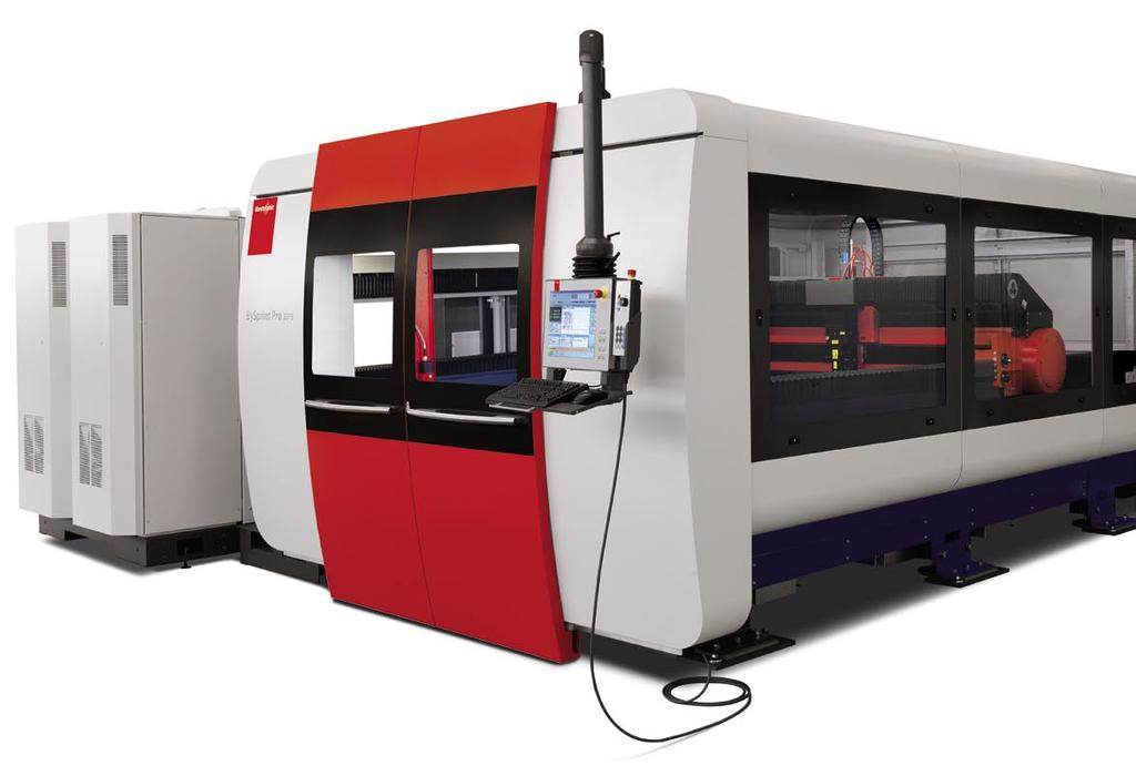 2 BySprint Pro swift and economical Record speeds when cutting thin metal sheets and maximum economic efficiency are the central features of the BySprint Pro laser cutting system.