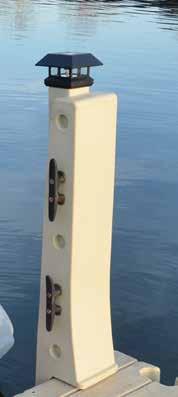 Railing sections are available in a variety of lengths and