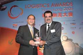 DHL Global Forwarding received the People Development Award Crown Logistics received the Hong Kong Logistics Award for