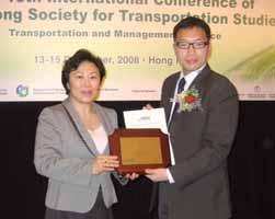 Chow of University College London, UK: Dynamic System Optimal Traffic Assignment A State-Dependent Control Theoretic Approach, Plenary Session II Professor Henry S. L. Fan of Nanyang Technological University, Singapore: Challenges in Transport Planning and Congestion Management, Professor Odd I.
