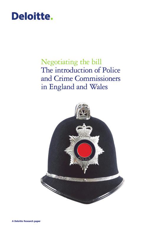 Further information Crossing the Line: A pocket guide for prospective Police and Crime Commissioners November 2012 Negotiating the Bill: The Introduction of PCCs in England & Wales October 2011
