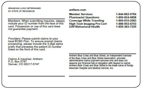 Network News: Anthem new payer for Boyd Gaming Sample copy of PPO health plan ID card PPO PLAN Note: the ID card above is just a sample, and does not