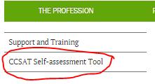 How to use the IIOP Core Competency Self -Assessment Tool (CCSAT) Creating a Self-Assessment The CCSAT is accessed via your eportfolio page. 1. Go to the IIOP website www.iiop.