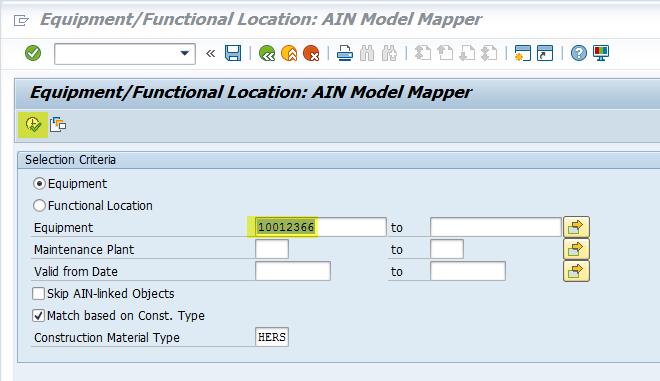 SAP Asset Intelligence Network EAM (PM) Integration Onboard PM Equipment / Functional