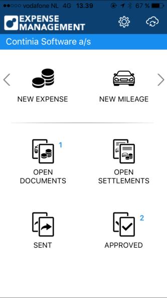 Expense Management App The Expense Management App and the Expense Management Portal will be where the Expense users send Expenses to Dynamics NAV.