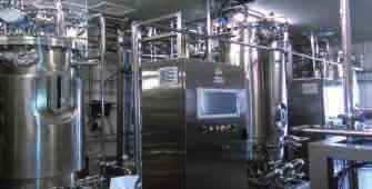 COMPLEMENTARY PRODUCTS Complete, turnkey production-scale equipments Fully automatic in-situ sterilization and integrated steam generators Industrial PLC Automation controllers and SCADA