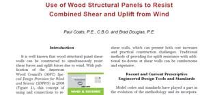 VP, Technology Transfer American Wood Council 114 Resources Wind & Seismic Standards More