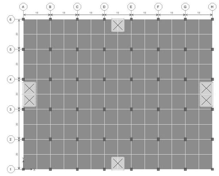 Figure 3: Layout Plan of Flat Plate