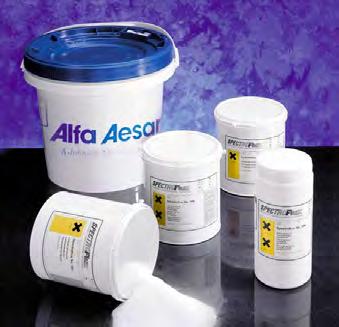 carbon, ceramic) Alfa Aesar is proud to offer top of the line products for analysis of insoluble inorganic