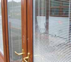 Fitted in between the two panes of glass in the double glazed sealed unit, the aluminium blinds are unobtrusive, meaning that nothing can interfere with the operation of them, ideal if you have