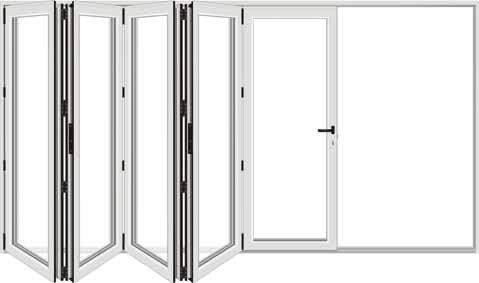 ternfenster 08 09 Aluminium Bi-fold Doors Configurations Complete list of configurations Part bi-fold 0 Part bi-fold 0 Aluminium Bi-fold Doors Configurations Examples of design configurations (open