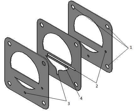 LUCRĂRI ŞTIINŢIFICE, SERIA I, VOL.XV (1) Putting in series of plates creates an internal cavity specific for processing segment. In fig.