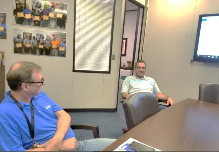 Coordination with Facilities and Construction Purchasing Technology for New Construction On July 12, 2017, Frankie Jackson and Mike Raspet, met with Facilities and Construction, Jason Baezner, and