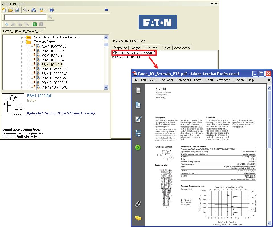 Eaton. This allows the user to access additional component information. 1.3.