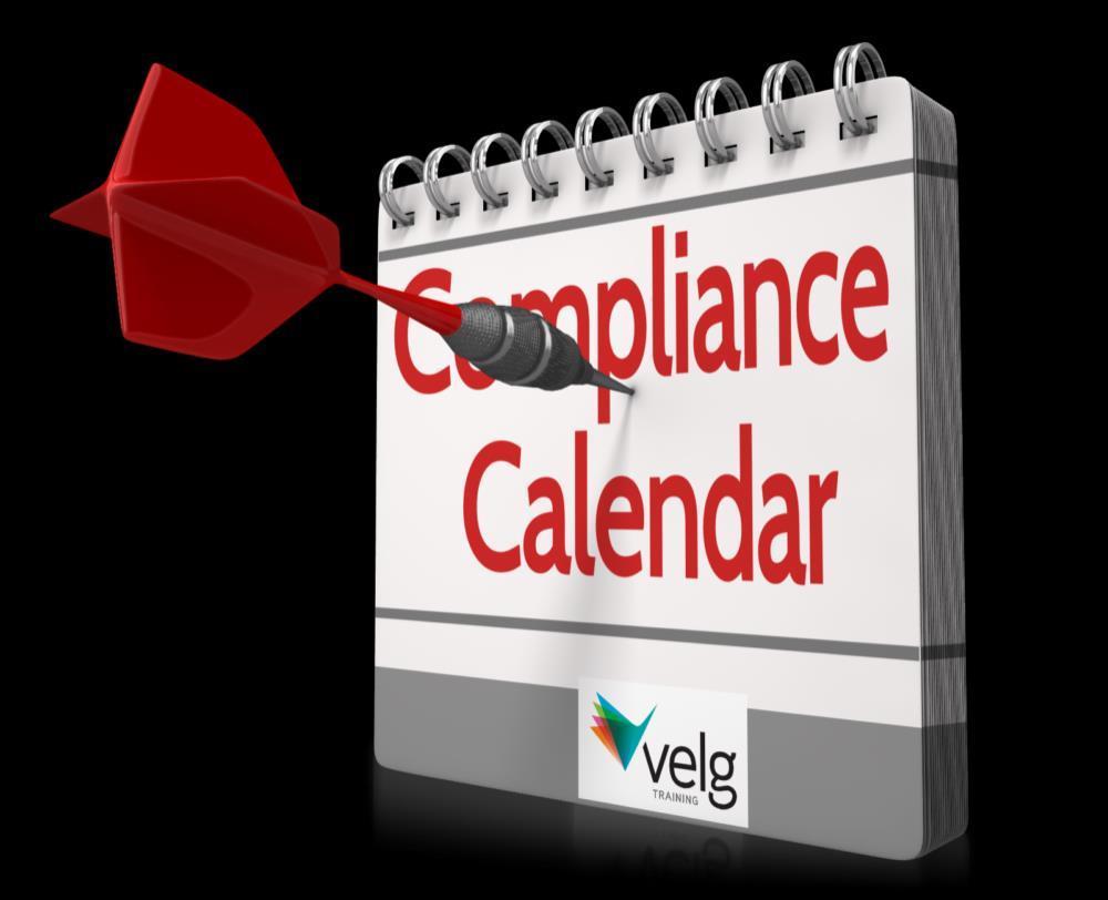 Systematic Should be planned Compliance Calendar Industry Engagement