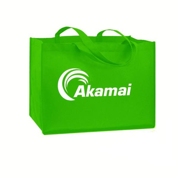 Tote Bag - 11 1/4" W x 15 1/2" H 80 GSM recyclable, non-woven polypropylene tote bag. Bag size: 11-1/4" x 15-1/2" Gusset: 3" Carry handle: 22".