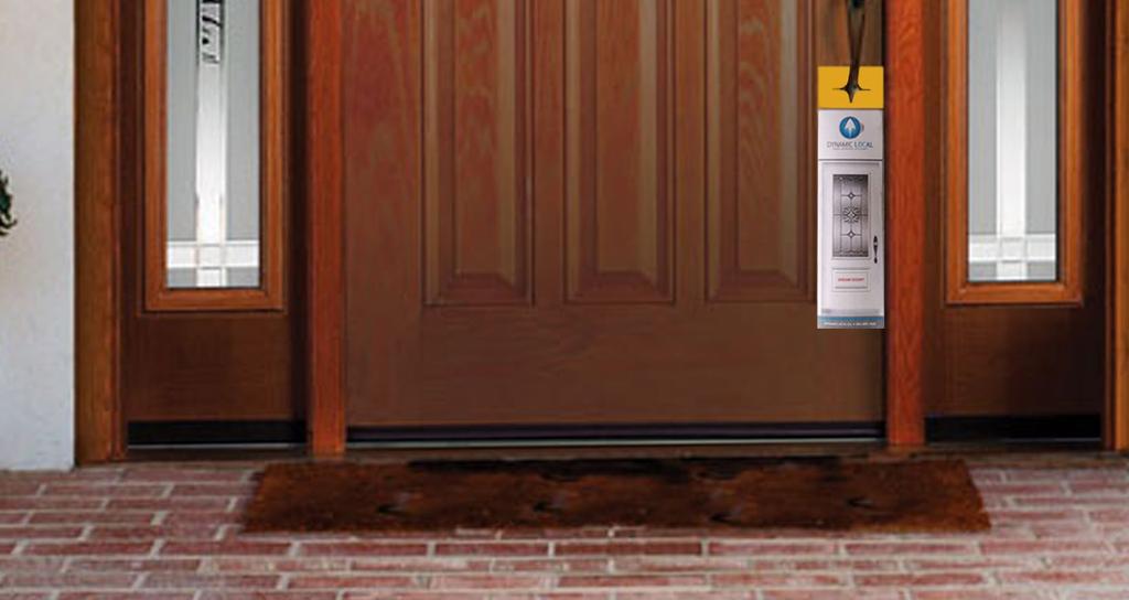 Advertising Clean, Professional, Fresh, Dynamic Door Knob Ads.
