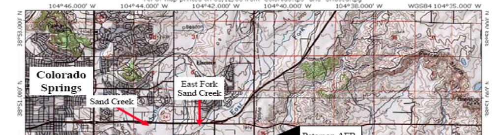 Source: Peterson AFB, 2006 Figure 1 Peterson AFB General Location Map