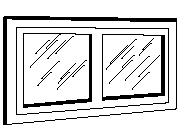 WINDOWS (Non-Inventory **Special Order**) Size Finish WT HW-802 3030HS Aluminum 27# HW-804 4030HS Aluminum