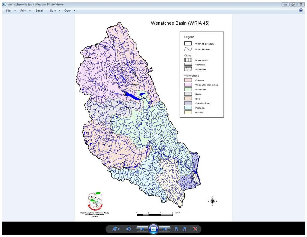 Watersheds in WA Yakima/Kittitas