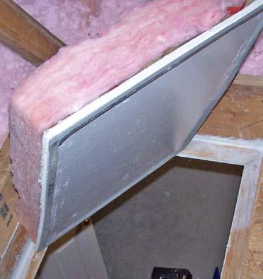showers, tubs, and fireplaces on exterior, attic, and