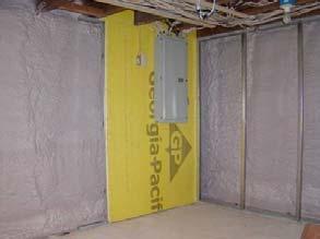 Good Basement Walls Open cell Climate specific