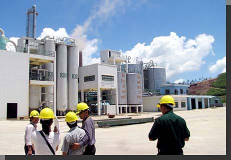 Installed capacity: 125 l/year Input material: Dried cassava (300 thousand tonne/yar) Product: Ethanol: 100.