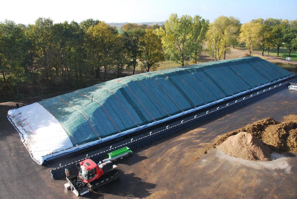 Flex Silo Silage Clamp with a high