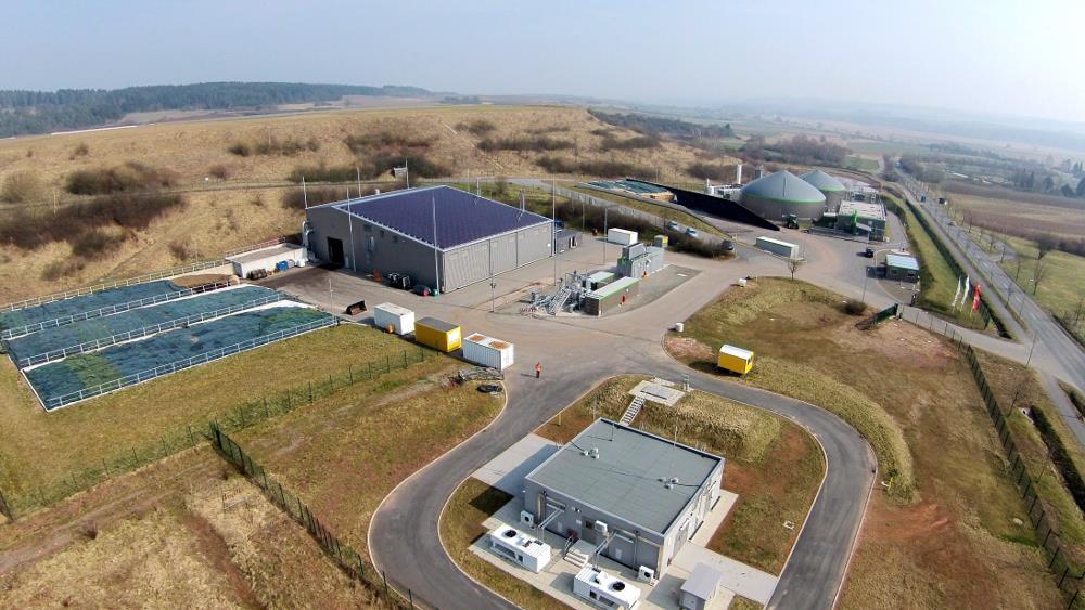 Hybrid Biogas Plant with Power-to-Gas Viessman Group at Allendorf/Eder (Germany) Dry