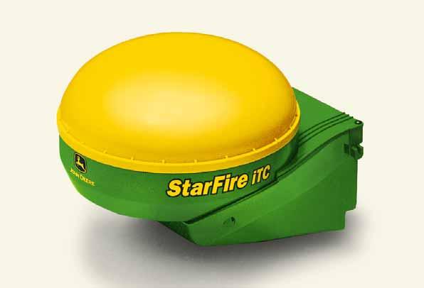the StarFire itc DGPS receiver and GreenStar 2600 display, which can be easily moved across all your equipment, whether they are tractors, combines, forage harvesters or sprayers.