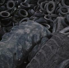 from 100% post consumer tire, post industrial EDPM rubber and additional renewable resources.