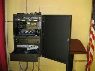 digitally based phone system, and one cable port and monitor to meet Ohio School Design Manual requirements The facility is not equipped with a centralized clock system.