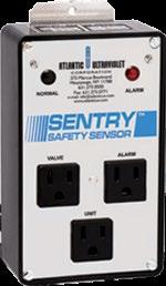 OPTIONAL ACCESSORIES and MONITORING OPTIONS The SENTRY TM Safety Sensor provides constant monitoring