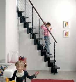 Kya STAIRCASES WIDTH: cm MIN. HEIGHT cm MAX. HEIGHT cm WOOD SHADES STEEL COLOURS www.fontanotstaircases.co.uk KYA is the staircase designed for the smallest spaces.