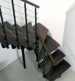 Komoda STAIRCASES WIDTH: - cm MIN. HEIGHT cm MAX. HEIGHT cm WOOD SHADES STEEL COLOURS www.fontanotstaircases.co.