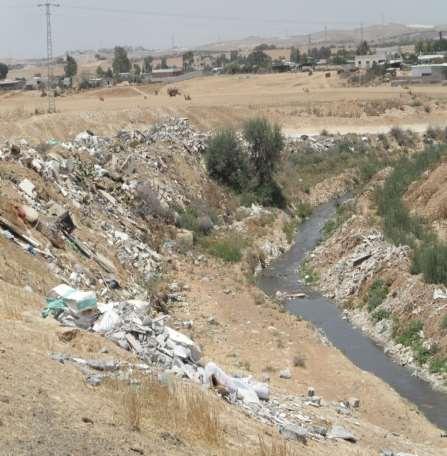 The Current Situation of Untreated Wastewater Sewage is discharged untreated into wadis and streams,