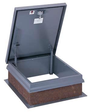 ROOF HATCH: Galvanized Steel or Aluminum RHG & RHA Series Certifications: RHG (galvanized) models include components or materials that are ASTM certified under Specifications A792/A792M-06a;