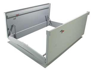 EQUIPMENT HATCH: EHA & EHG Series Insulation: The lid has 1 fiberglass insulation in the space between the exterior cover and liner. Construction: Hatch is 14 gauge galvanized steel (EHG) or.