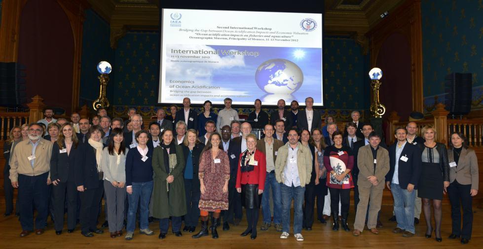 Second International Workshop Bridging the Gap between Ocean Acidification Impacts and Economic Valuation 55 international experts Ocean acidification impacts on fisheries and aquaculture