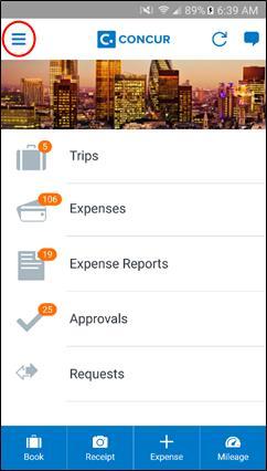 ANDROID To locate the Expense Assistant option on your Android: 3. How does Expense Assistant work? Expense Assistant adds all expenses in your Available Expenses list to any open expense report.
