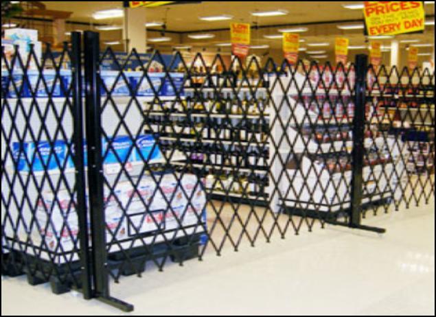 The folding gates are mounted to 22 steel base trolley with two heavy duty casters for stable and ease of