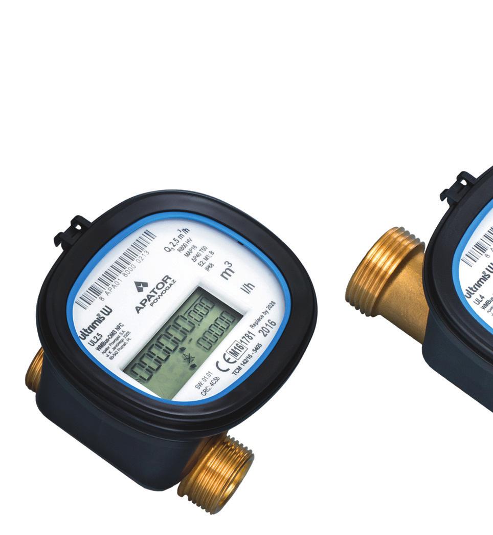 at any certification location with the Testbox module CONFIGURATION - NFC Ultrimis water meters are equipped with standard NFC short-range communication, which can