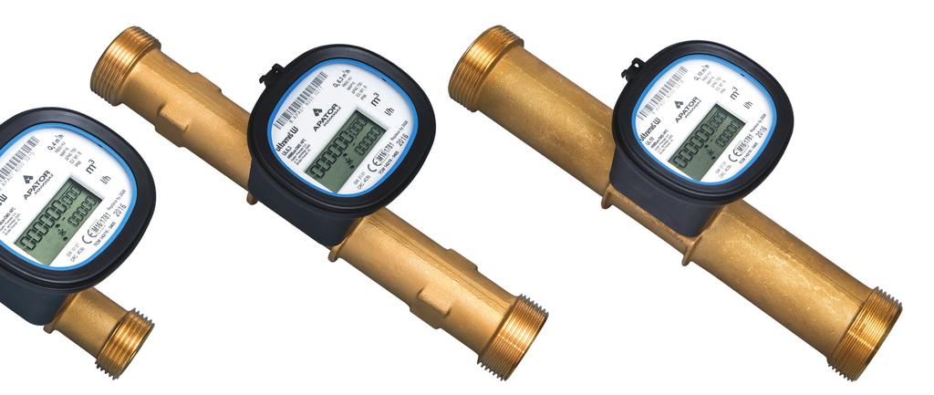 SMART THINKING FEATURES UL4 UL6,3 UL104 DN20, L130 DN25, L260 DN32, L260 LCD display- functions Water meter indication m3 Water