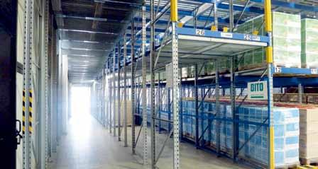 BITO PROflow Case study: BITO PROflow > Beniamino Srl Requirements Company > > 3 roller conveyor lanes per bay. > > Pallets on the ground level can also be retrieved with a hand pallet truck.
