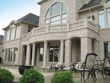 Accucast Add Architectural Elegance with Custom Cast Stone Created to simulate natural stone, custom
