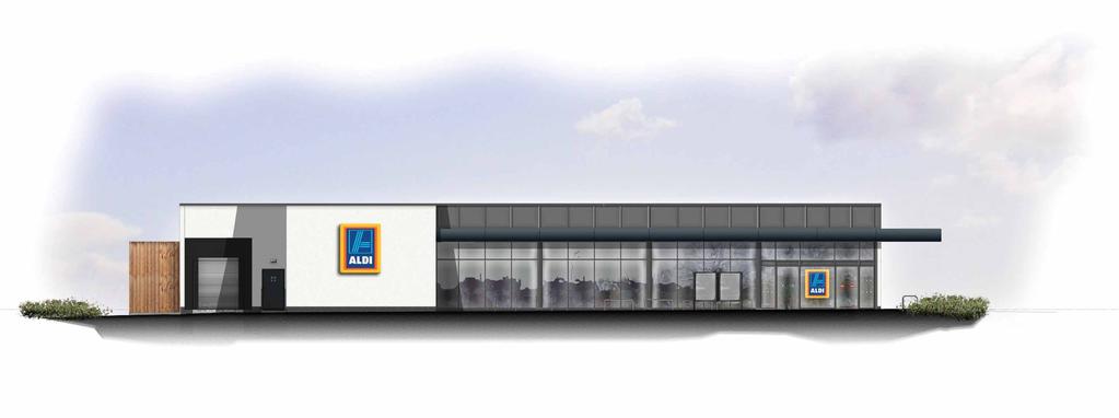 The proposal The Aldi food store The proposed store will have a net sales area of approximately 1,254m 2, with free customer car parking.