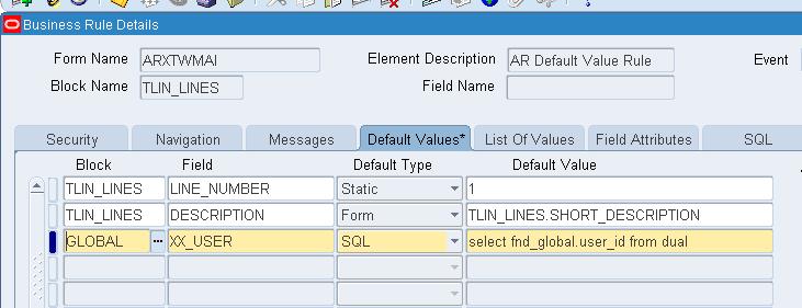 FORM RULE- DEFAULT RULES Default values into fields to make entry more efficient and/or improve datar quallity.